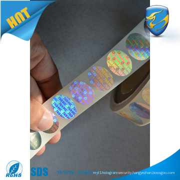 oem branded secure genuine hologram sticker